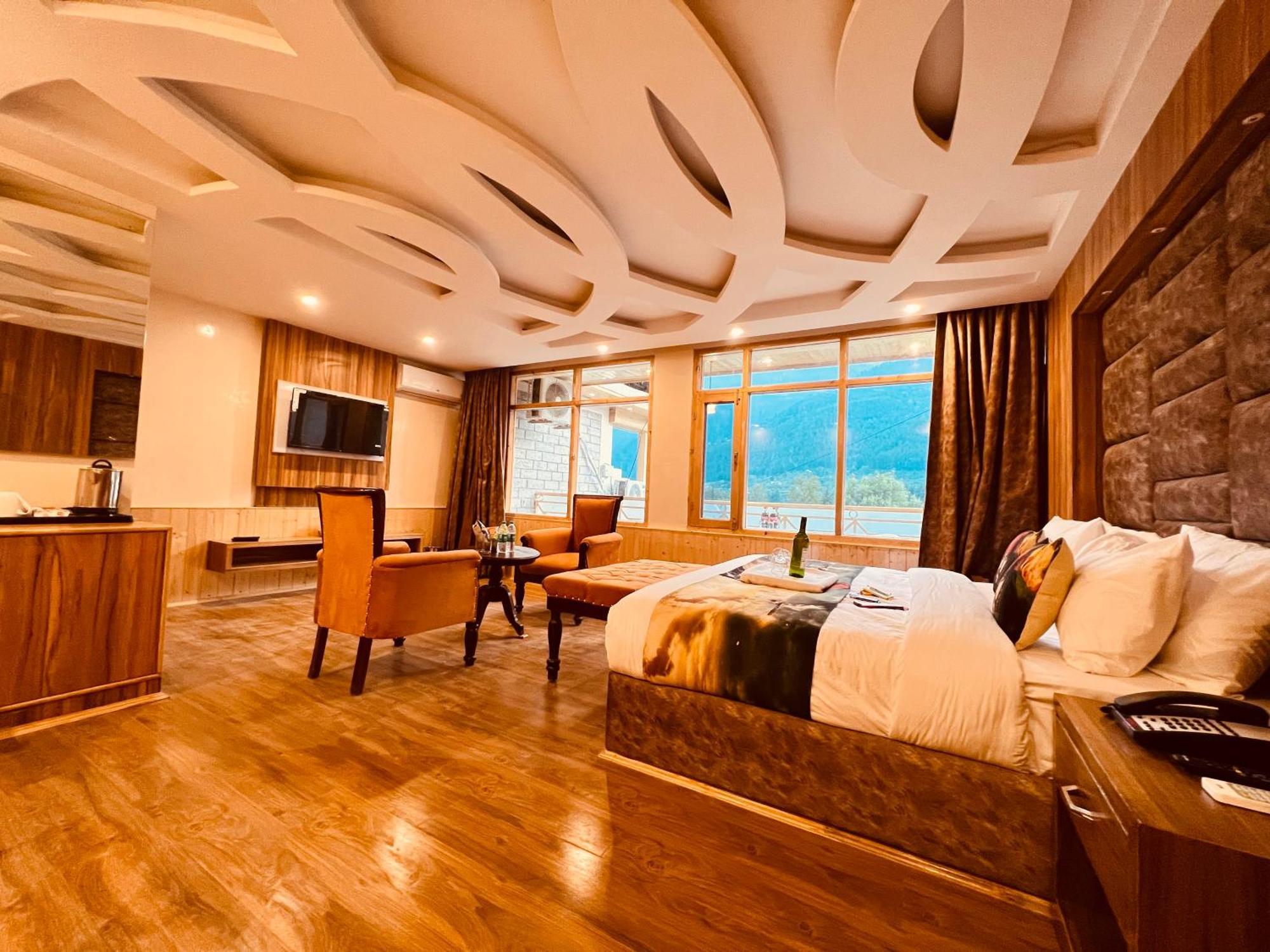 Hill River Resort - Central Heated & Air Cooled - Near Mall Road , Best Property Of Manali 2024- 2025 Dış mekan fotoğraf
