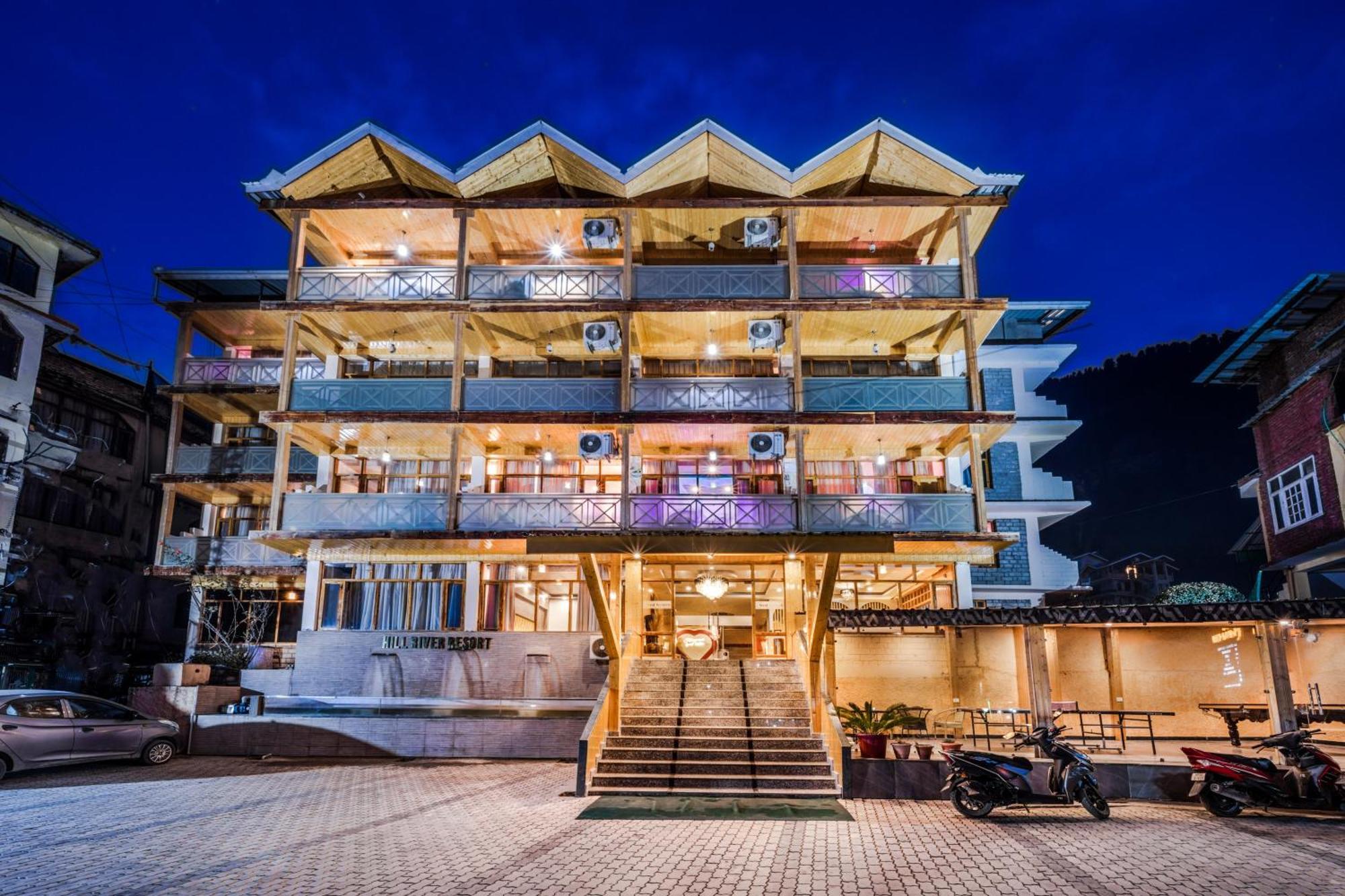 Hill River Resort - Central Heated & Air Cooled - Near Mall Road , Best Property Of Manali 2024- 2025 Dış mekan fotoğraf